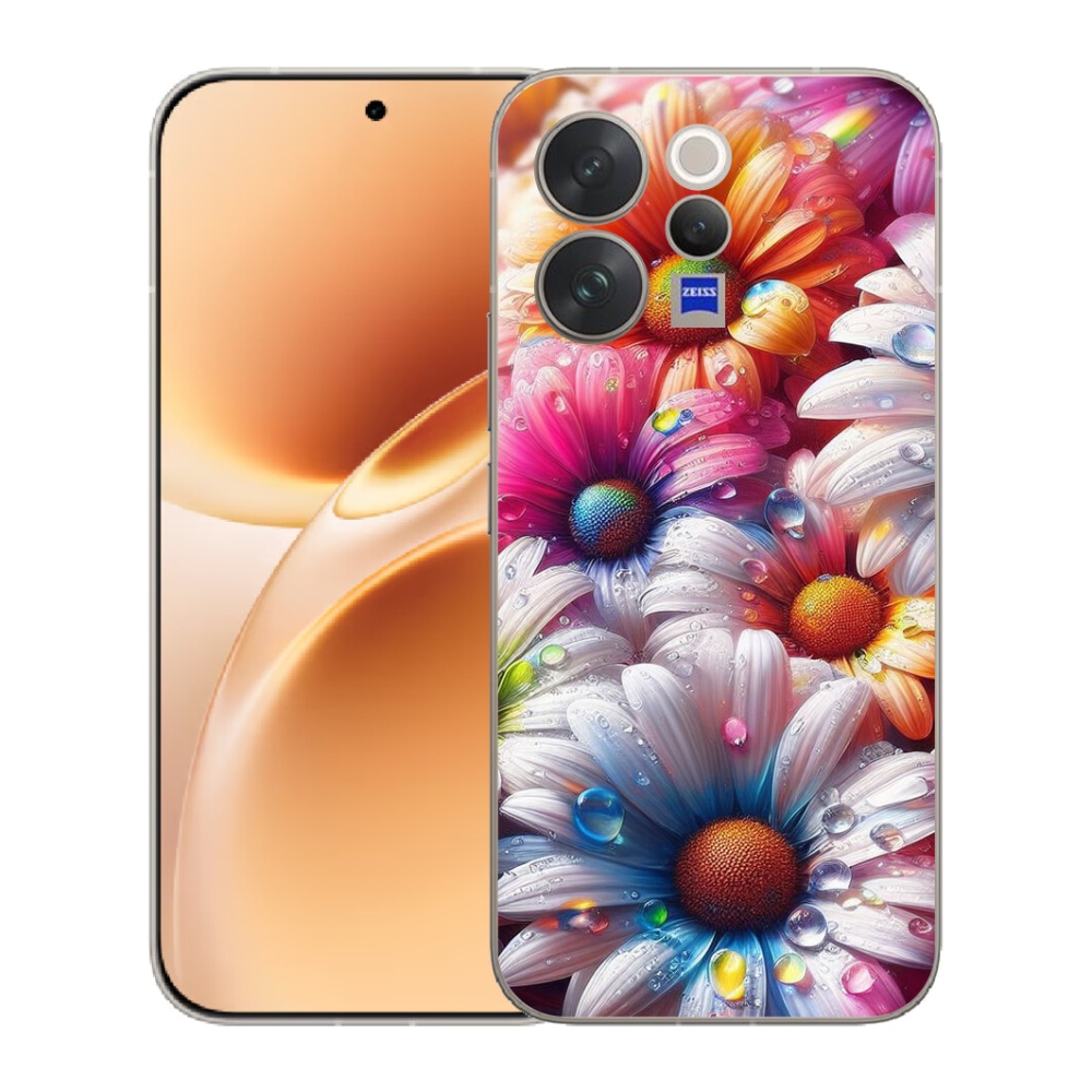 mmCase géltok a Vivo V70-hez – színes margaréták