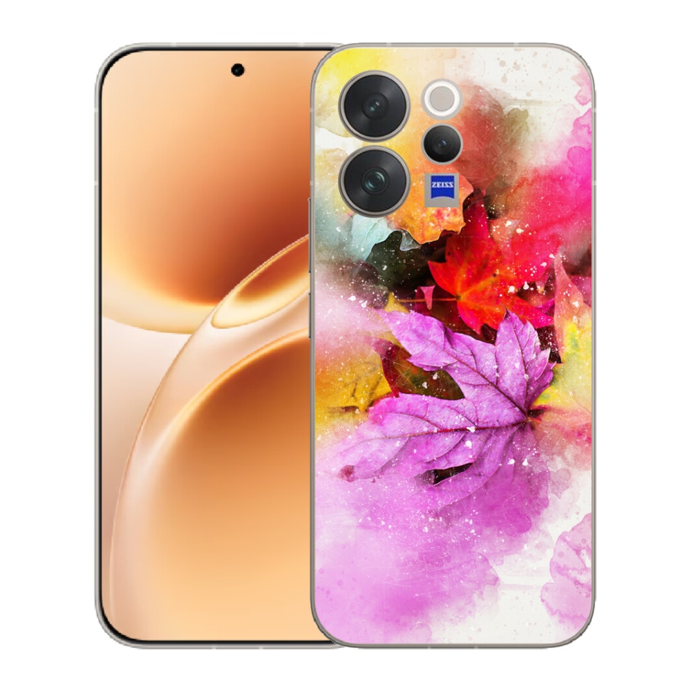 mmCase géltok a Vivo V70-hez – színes levelek