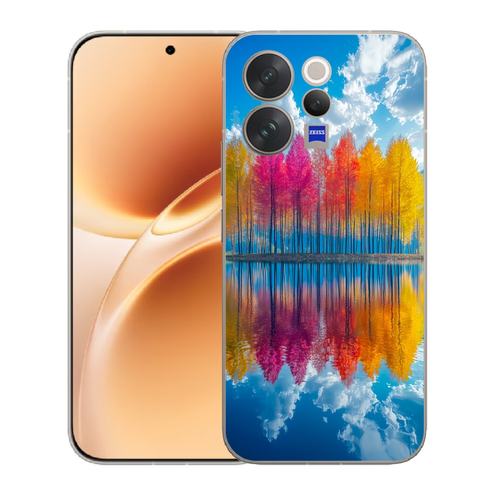 mmCase gél tok a Vivo V70-hez – színes fák