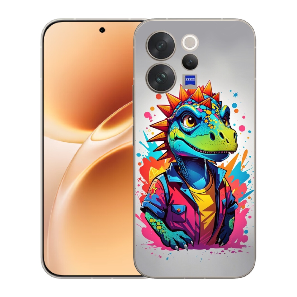 mmCase géltok a Vivo V70-hez – színes dinoszaurusz