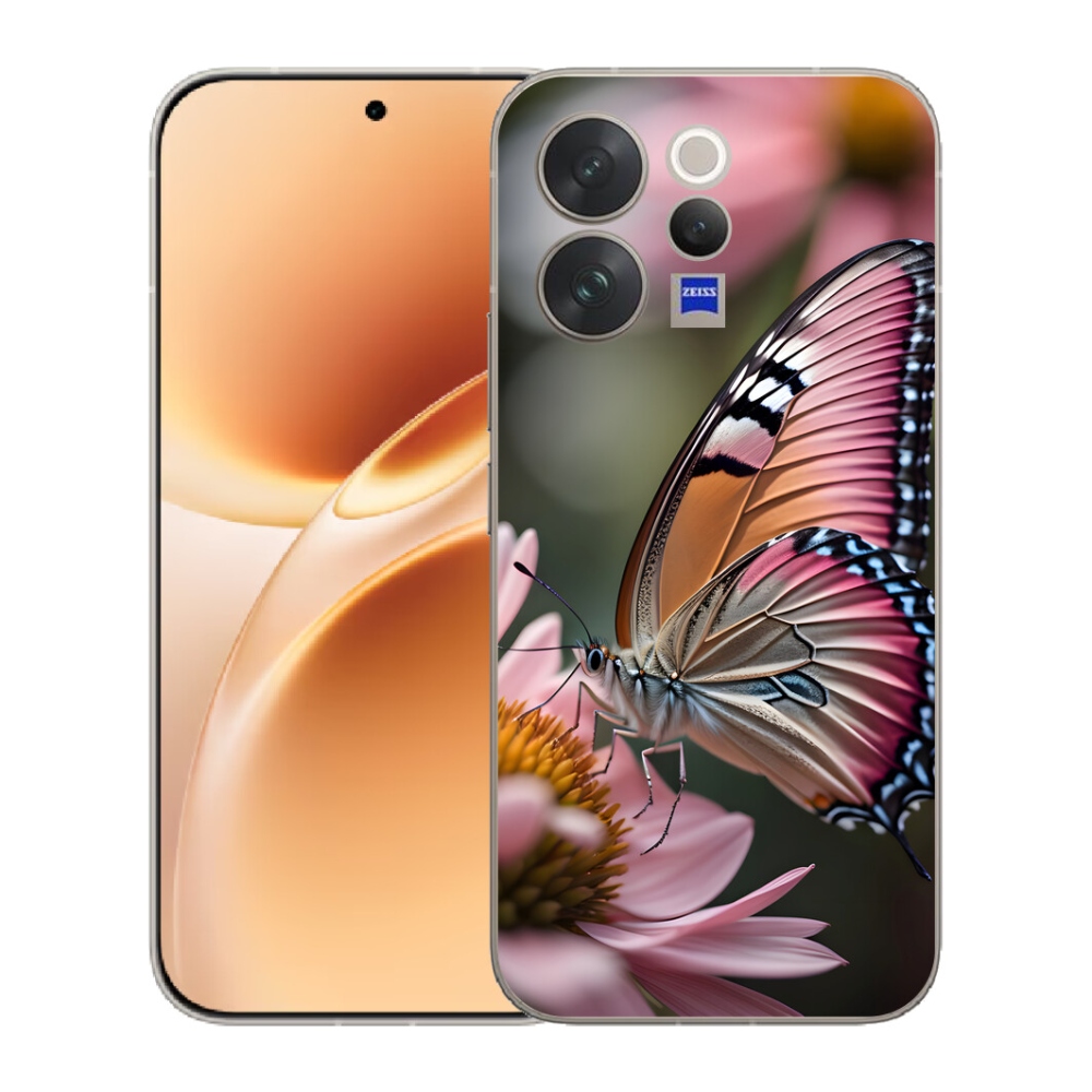mmCase géltok a Vivo V70-hez – színes pillangó