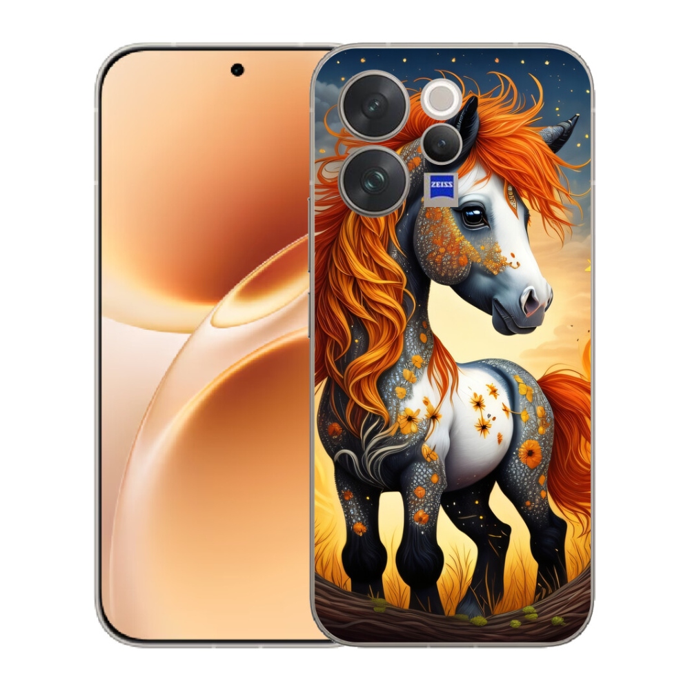 mmCase gél tok a Vivo V70-hez – színes póni