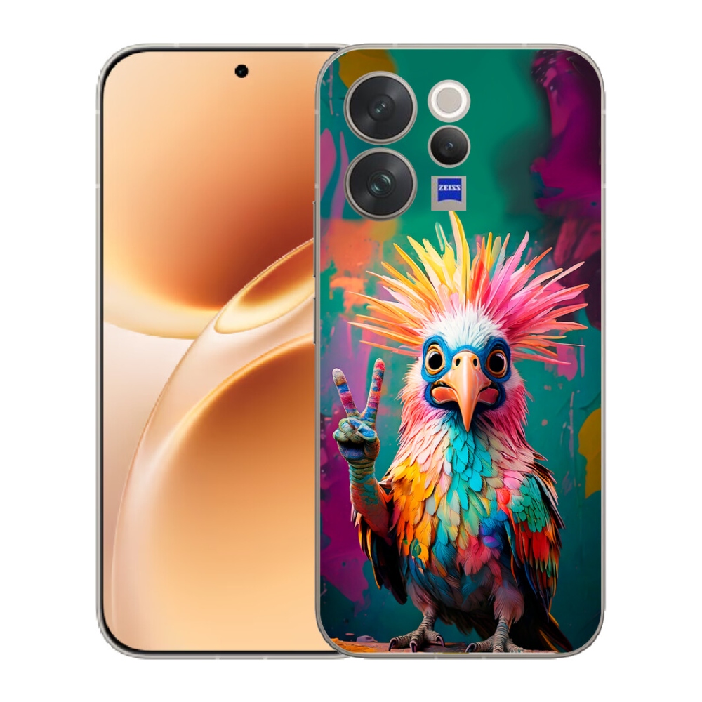 mmCase gélhuzat a Vivo V70-hez – színes lázadó