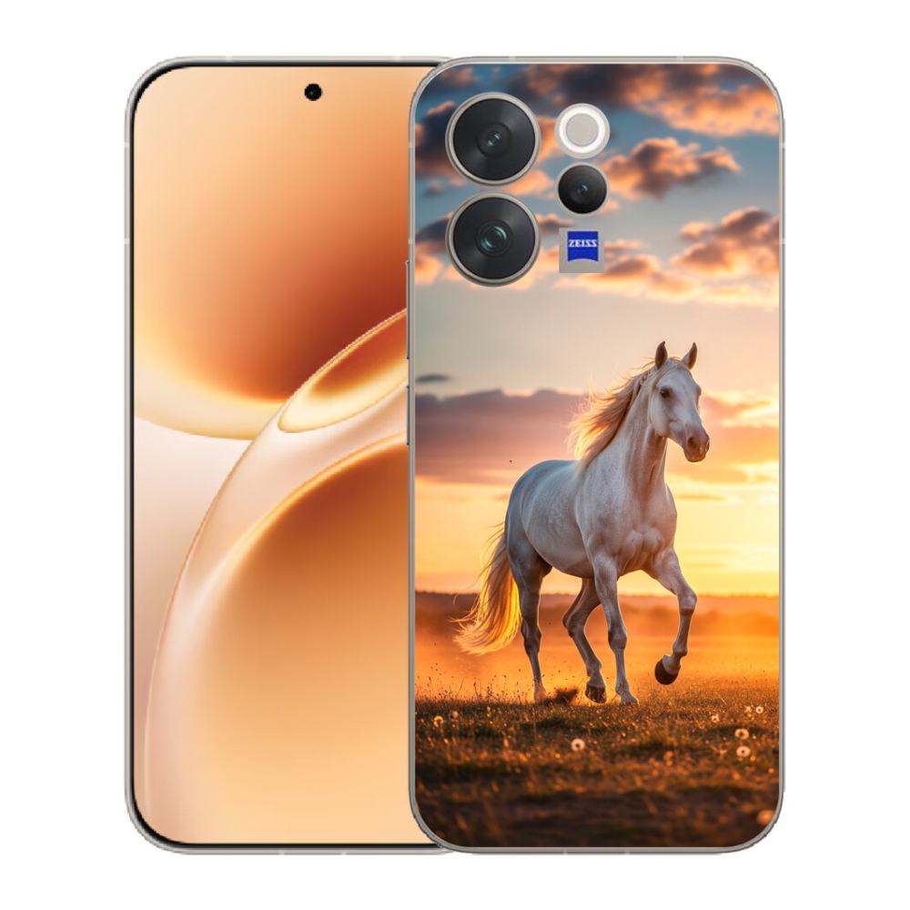 mmCase géltok a Vivo V70-hez – futó fehér ló 2