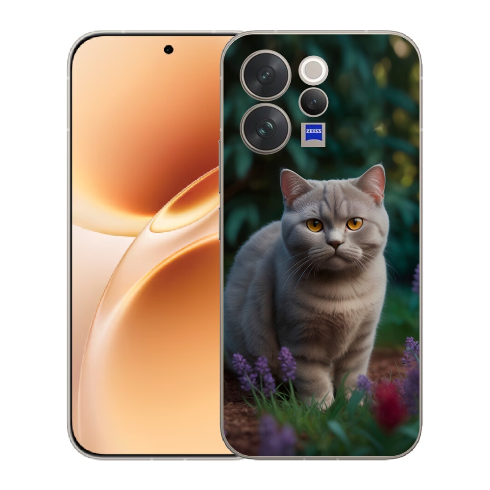 mmCase gél tok a Vivo V70-hez – brit macska