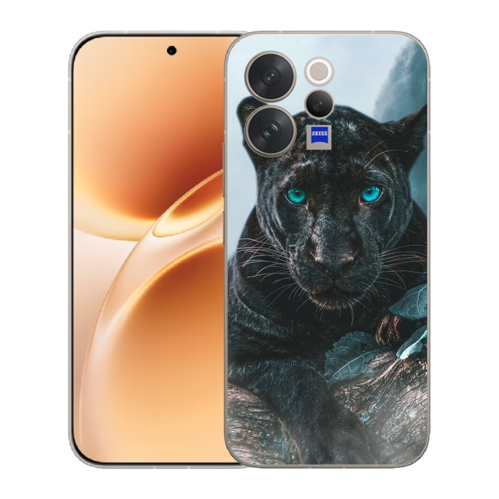 mmCase géltok a Vivo V70-hez – fekete párduc