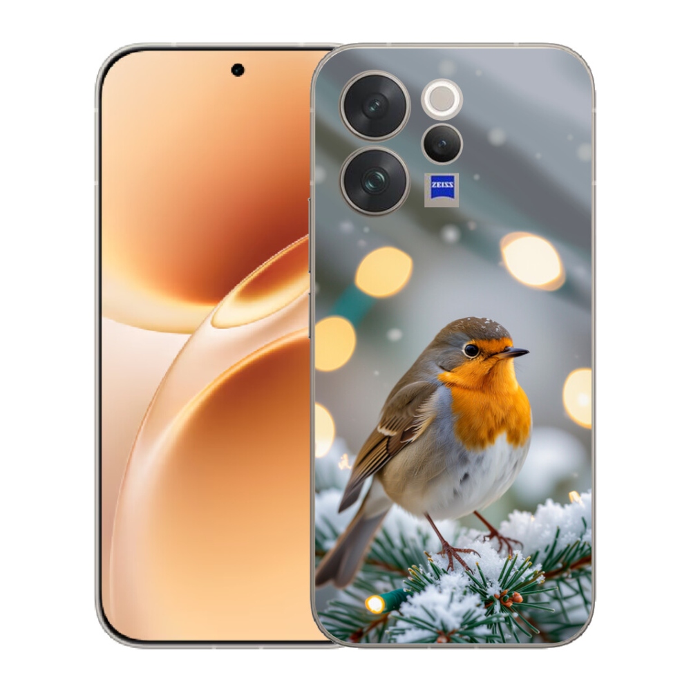 mmCase gél tok a Vivo V70-hez – téli vörös