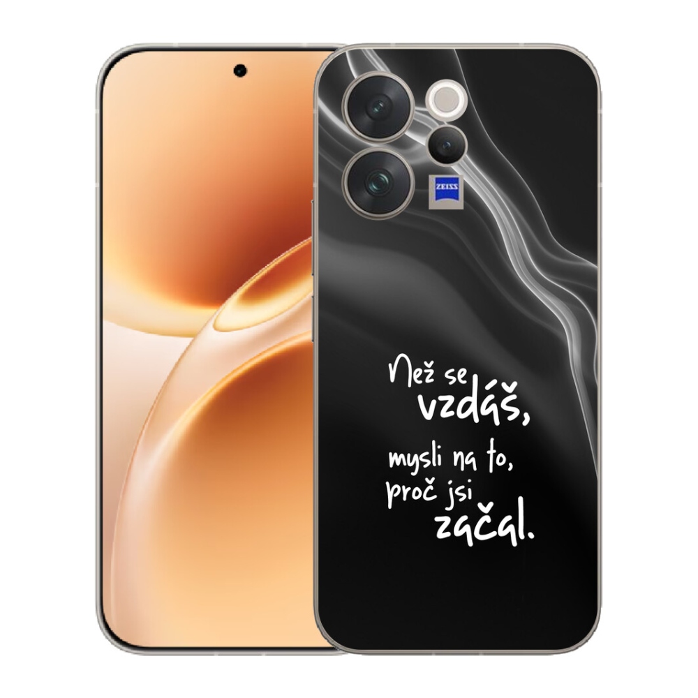 mmCase géltok a Vivo V70-hez – idézet 2, fekete háttérrel