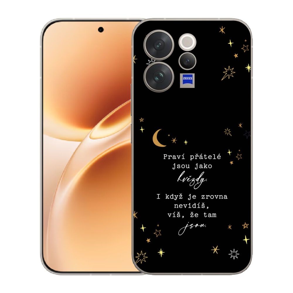 mmCase géltok a Vivo V70-hez – idézet 6, fekete háttérrel
