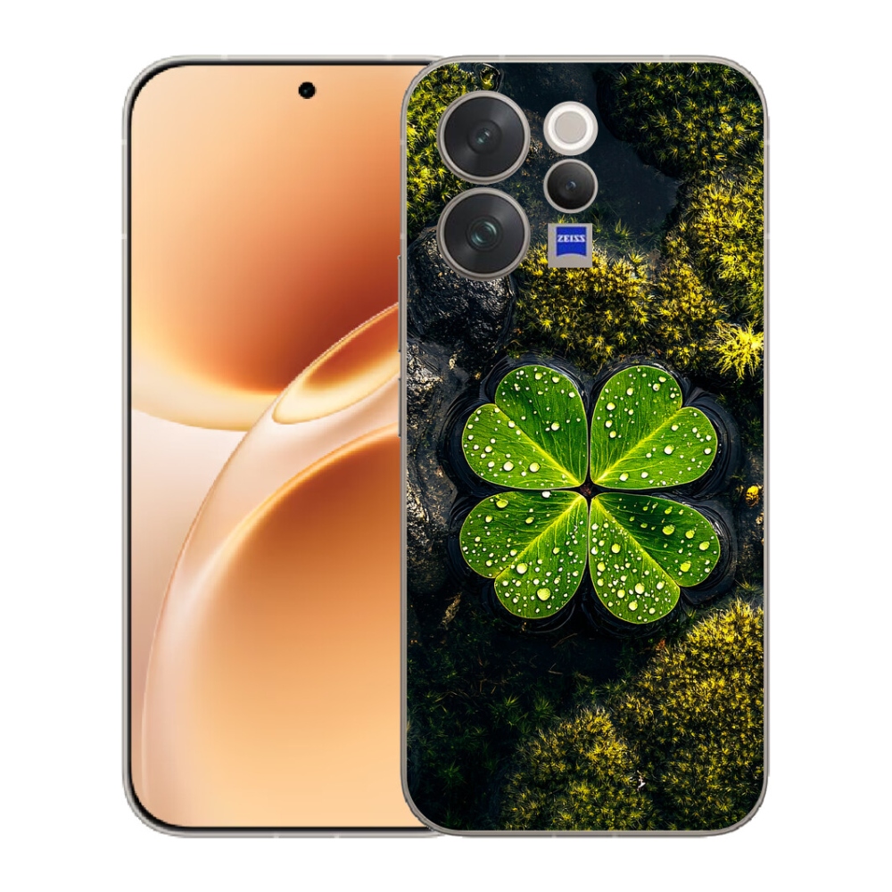 mmCase gélhuzat a Vivo V70-hez – négylevelű lóhere