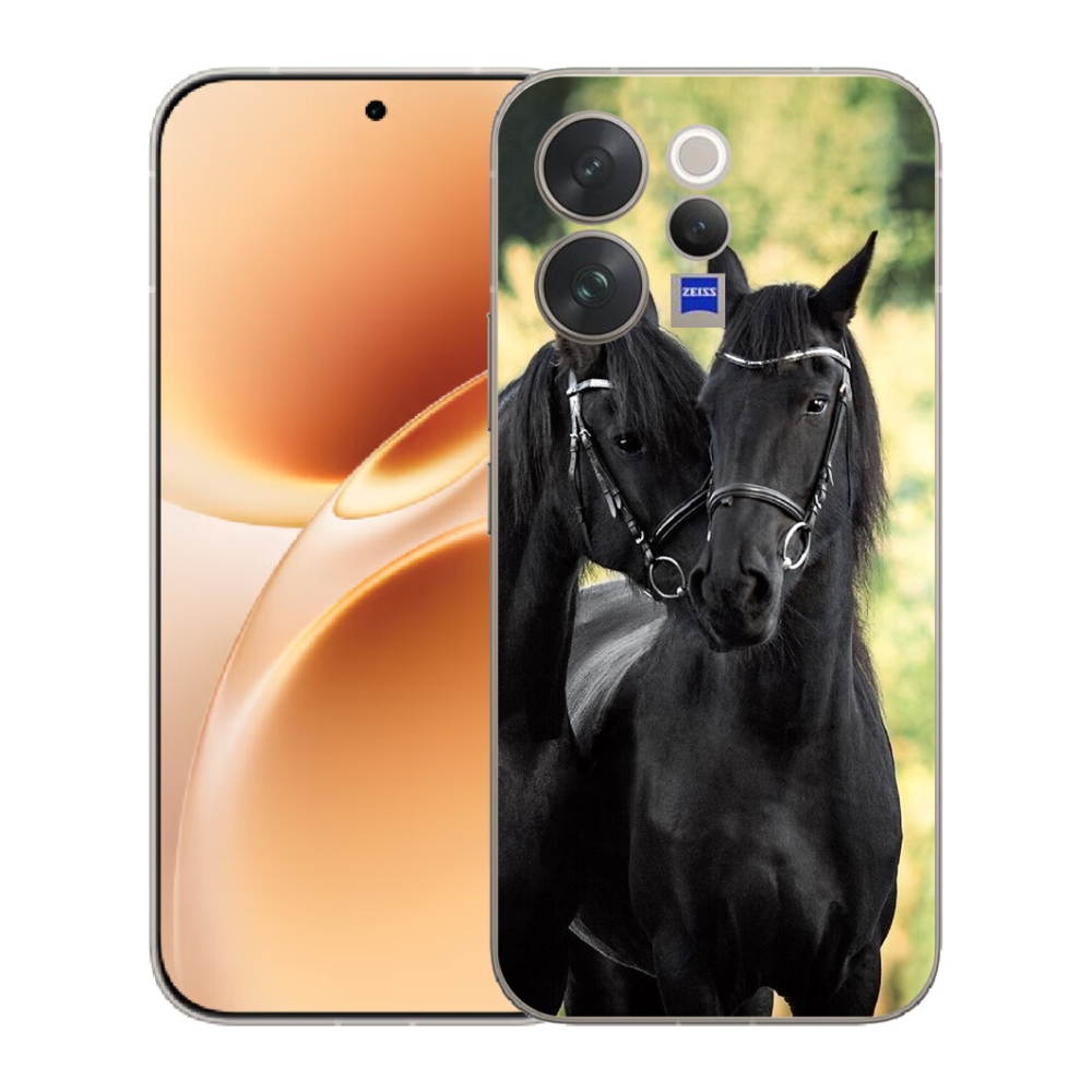 mmCase géltok a Vivo V70-hez – két fekete ló