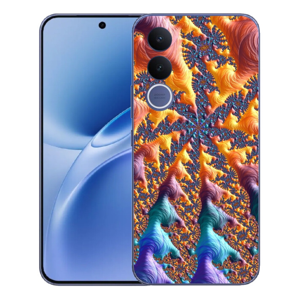 mmCase gélhuzat a Vivo V70 FE-hez – absztrakt motívum 23