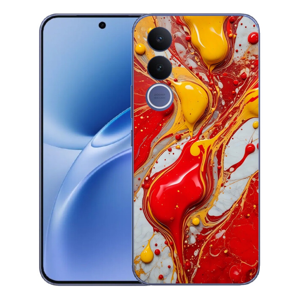 mmCase gélhuzat a Vivo V70 FE-hez – absztrakt motívum 42