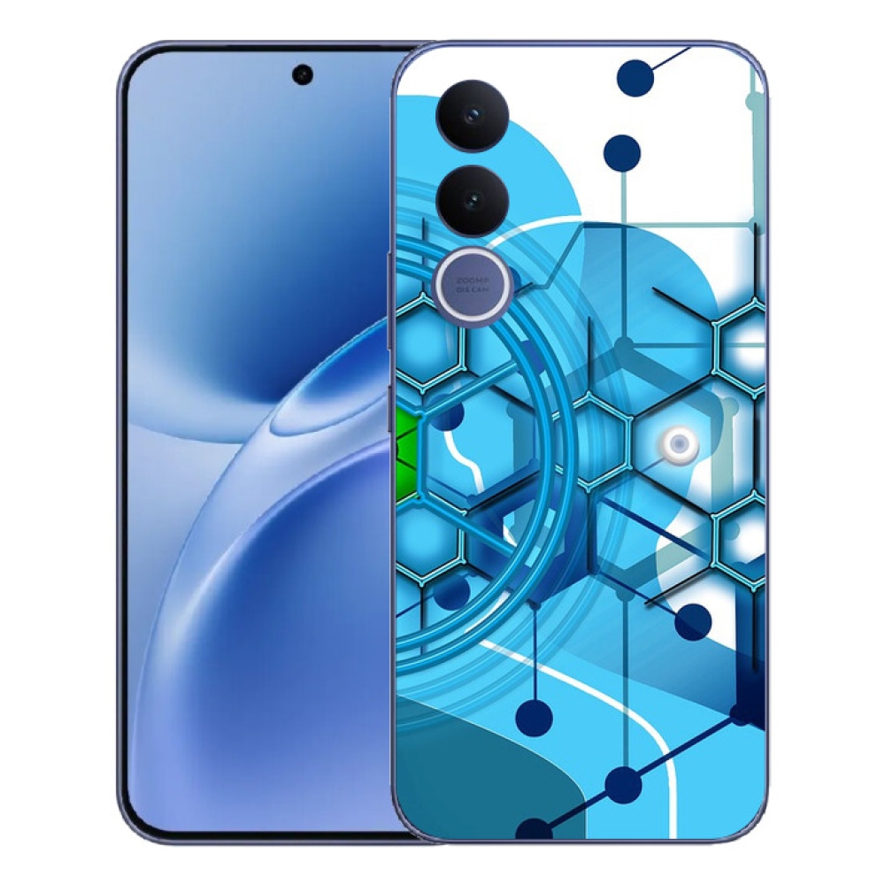 mmCase gél tok a Vivo V70 FE-hez – absztrakt minta 2