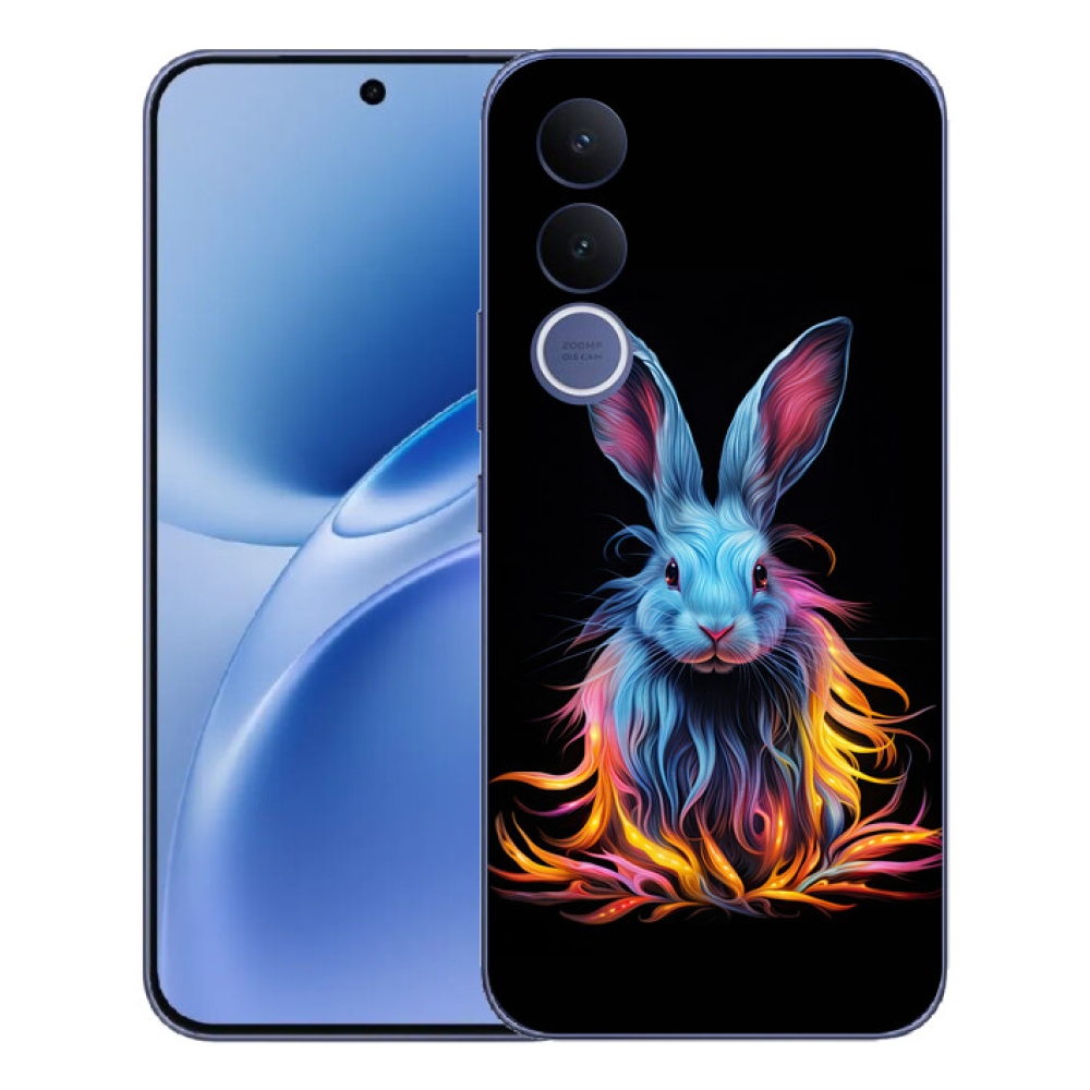 mmCase gélhuzat a Vivo V70 FE-hez – absztrakt nyúl