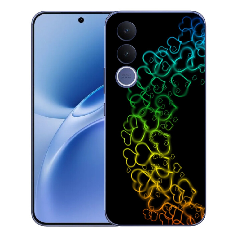 mmCase géltok a Vivo V70 FE-hez – színes szívecskék
