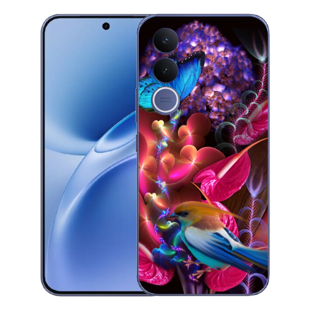 mmCase géltok a Vivo V70 FE-hez – színes virágok