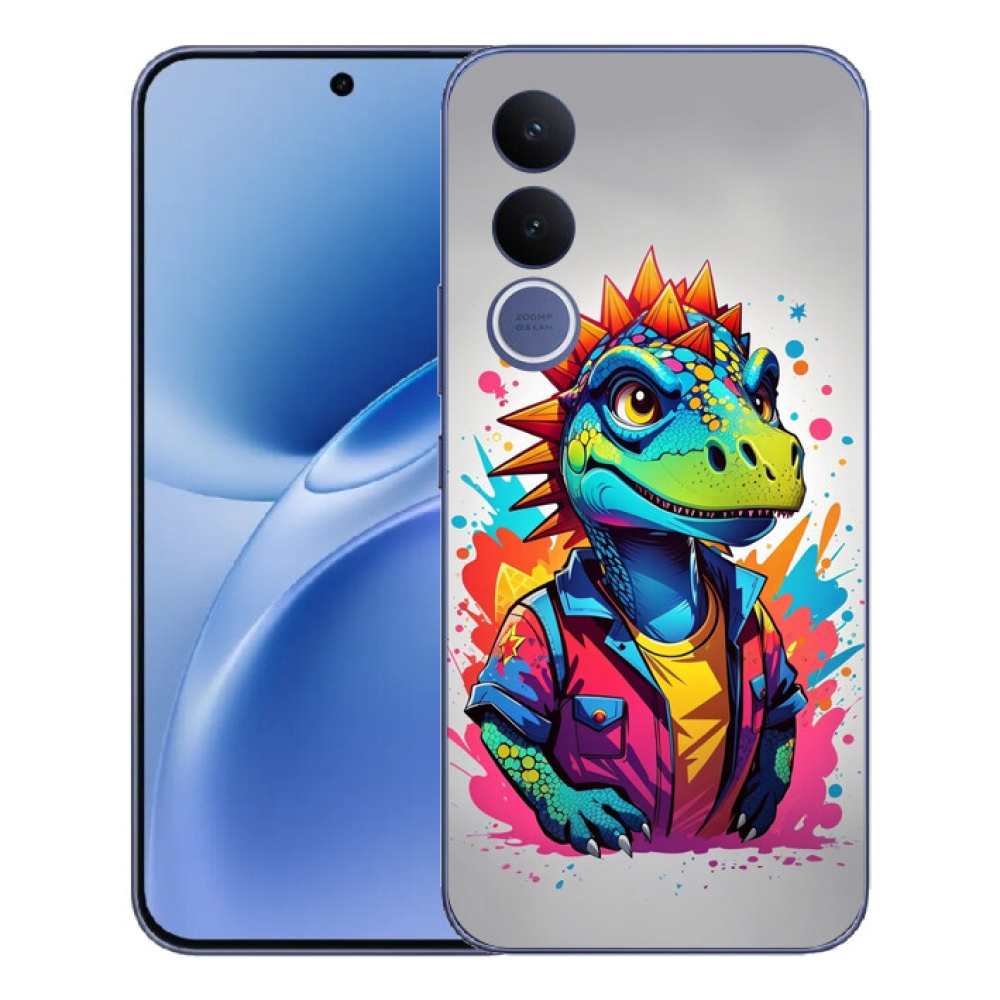 mmCase géltok a Vivo V70 FE-hez – színes dinoszaurusz