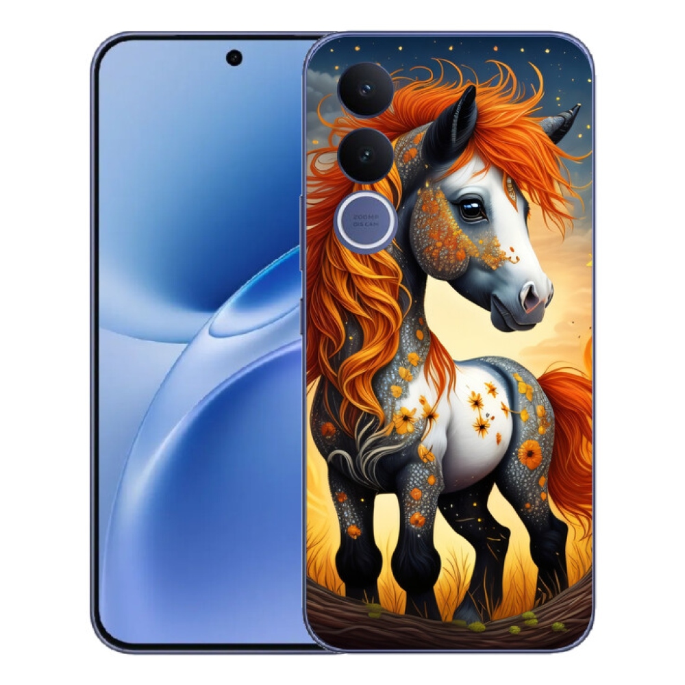 mmCase gél tok a Vivo V70 FE-hez – színes póni