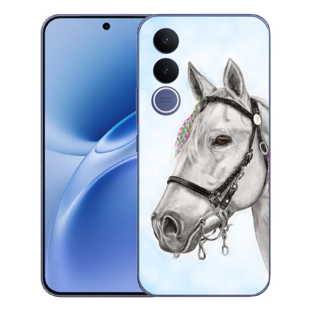 mmCase géltok a Vivo V70 FE-hez – fehér ló 1