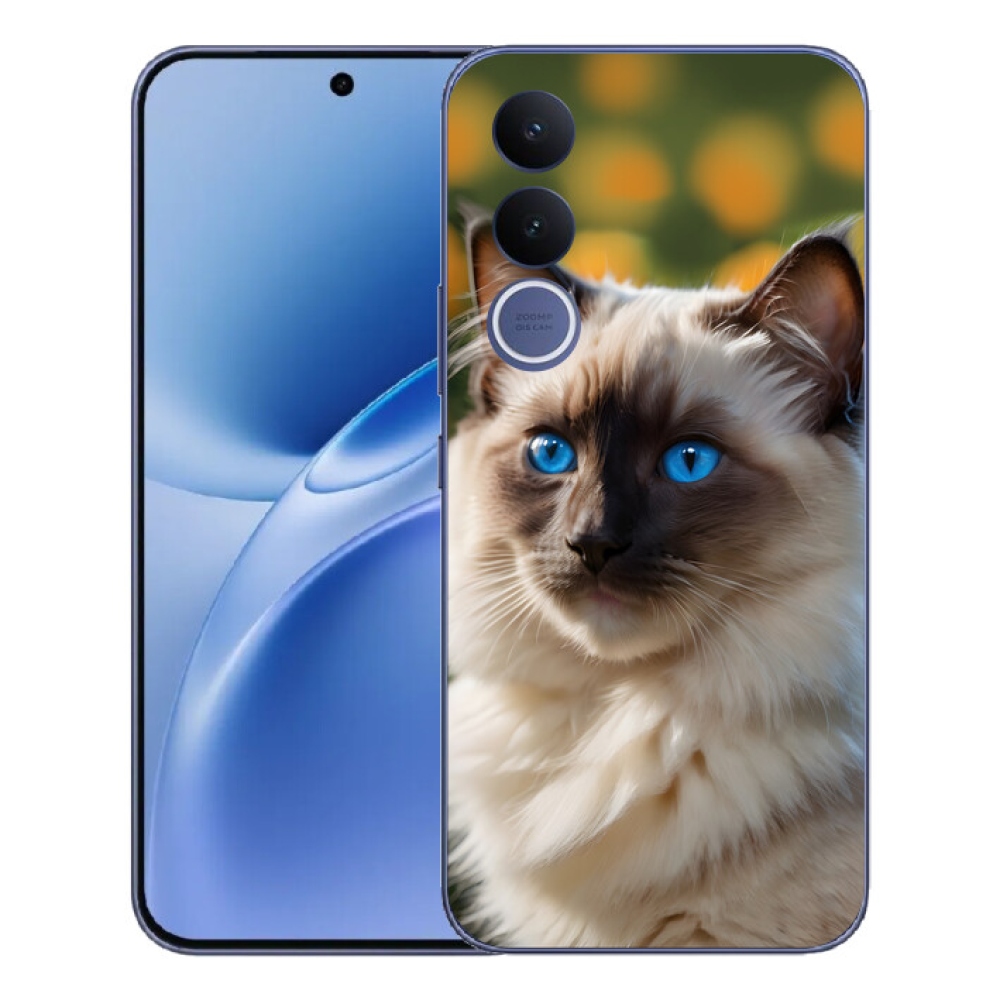 mmCase géltok a Vivo V70 FE-hez – fehér ragdoll