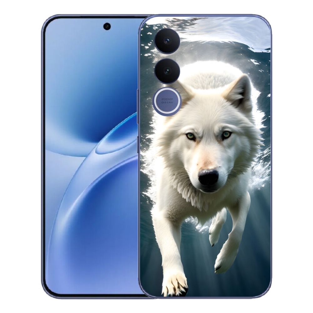 mmCase géltok a Vivo V70 FE-hez – fehér farkas