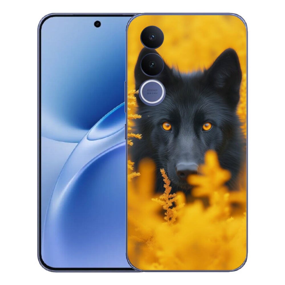 mmCase gél tok a Vivo V70 FE-hez – fekete farkas 2