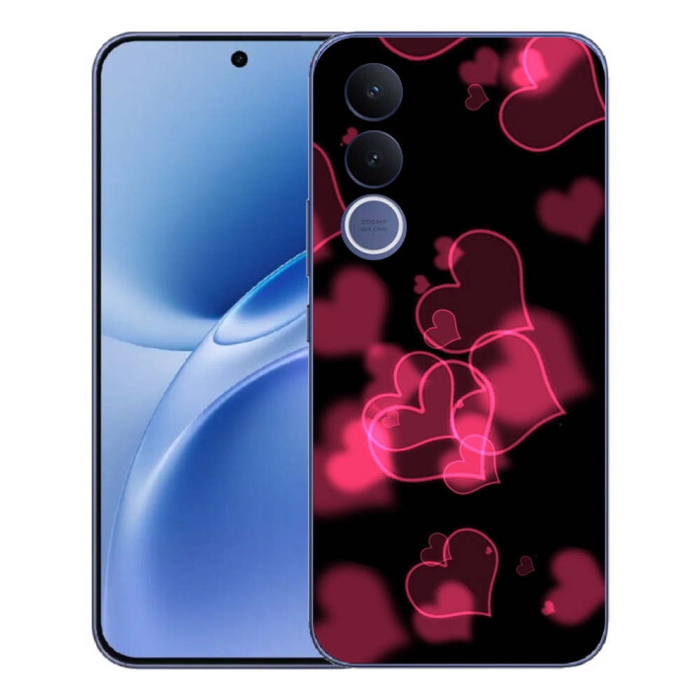 mmCase géltok a Vivo V70 FE-hez – piros szívecskék
