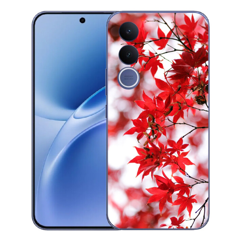mmCase géltok a Vivo V70 FE-hez – vörös levelek