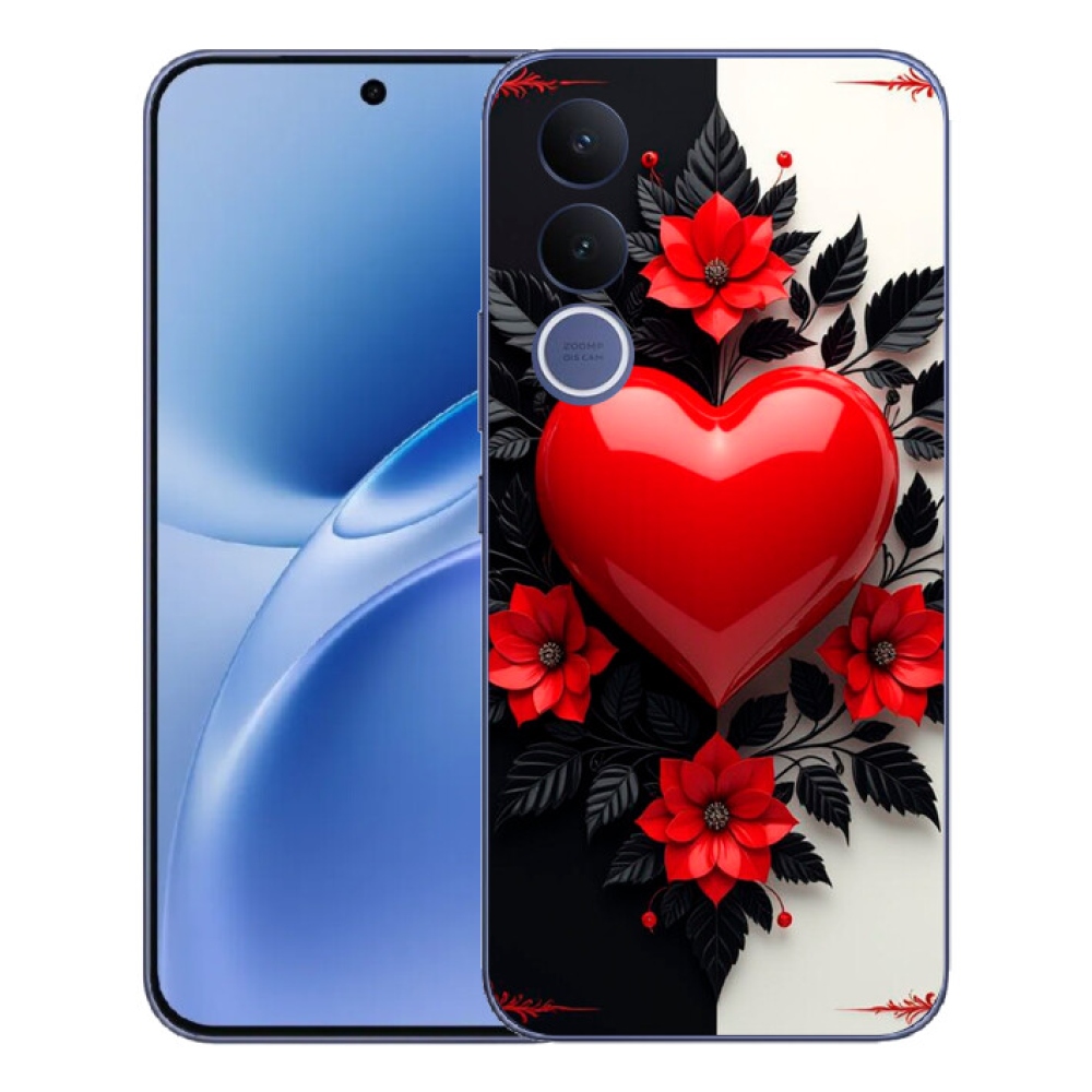 mmCase géltok a Vivo V70 FE-hez – piros szív