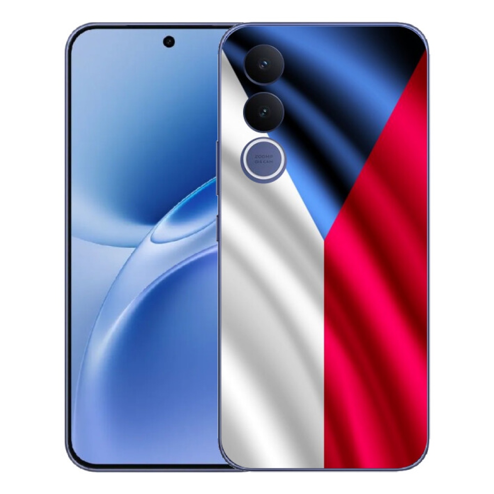 mmCase gél tok a Vivo V70 FE-hez – cseh zászló