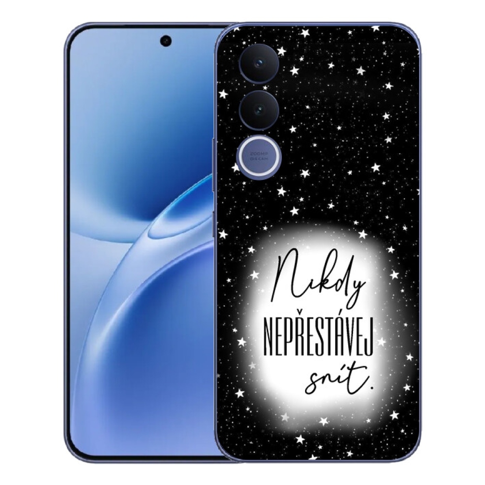 mmCase géltok a Vivo V70 FE-hez – 1. idézet, fekete-fehér háttér