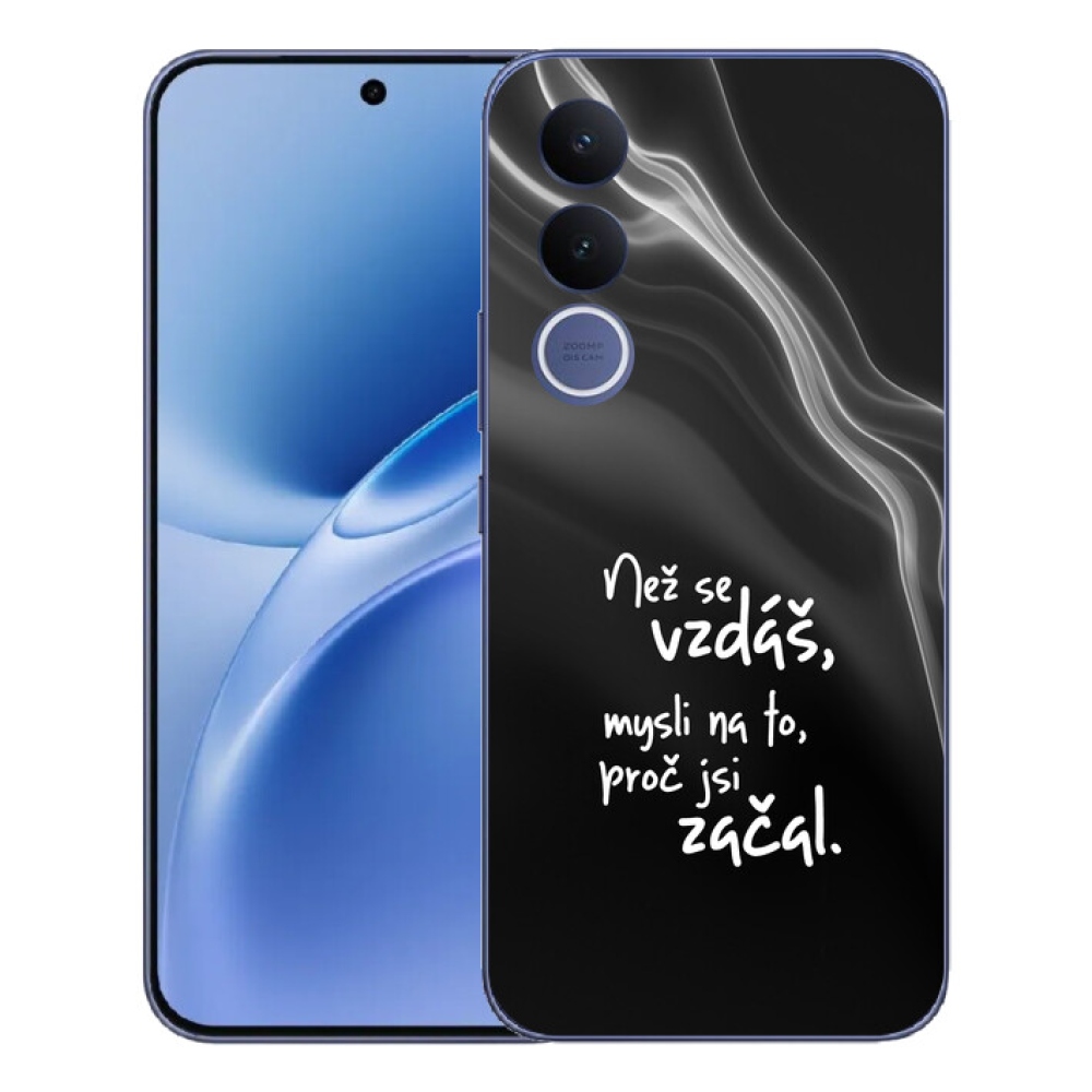 mmCase géltok a Vivo V70 FE-hez – idézet 2, fekete háttérrel