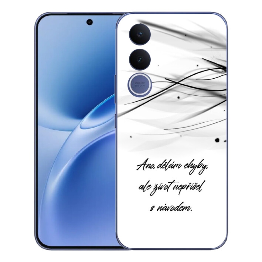 mmCase géltok a Vivo V70 FE-hez – idézet fehér háttérrel