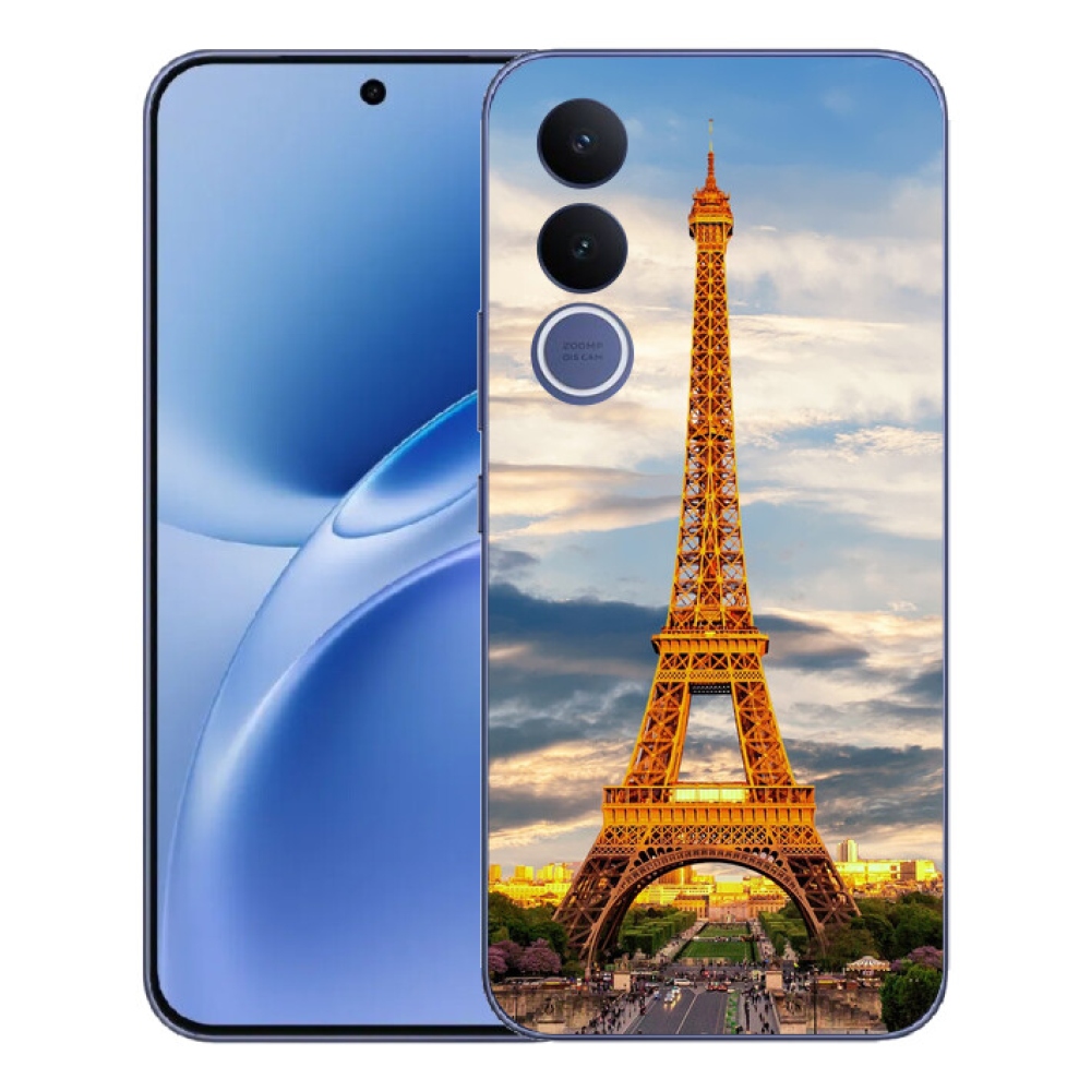 mmCase gél tok a Vivo V70 FE-hez – Eiffel-torony 3
