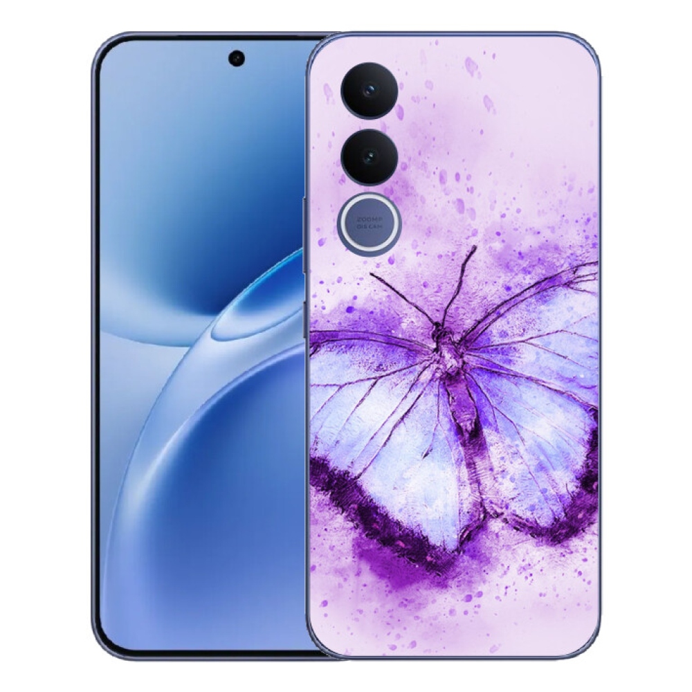 mmCase géltok a Vivo V70 FE-hez – lila pillangó