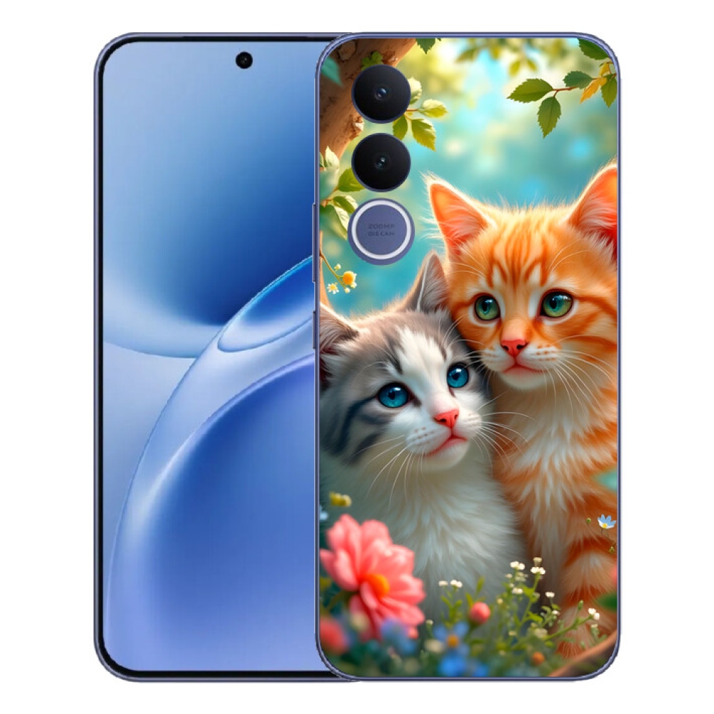 mmCase gélhuzat a Vivo V70 FE-hez – Macskaszerelem 2