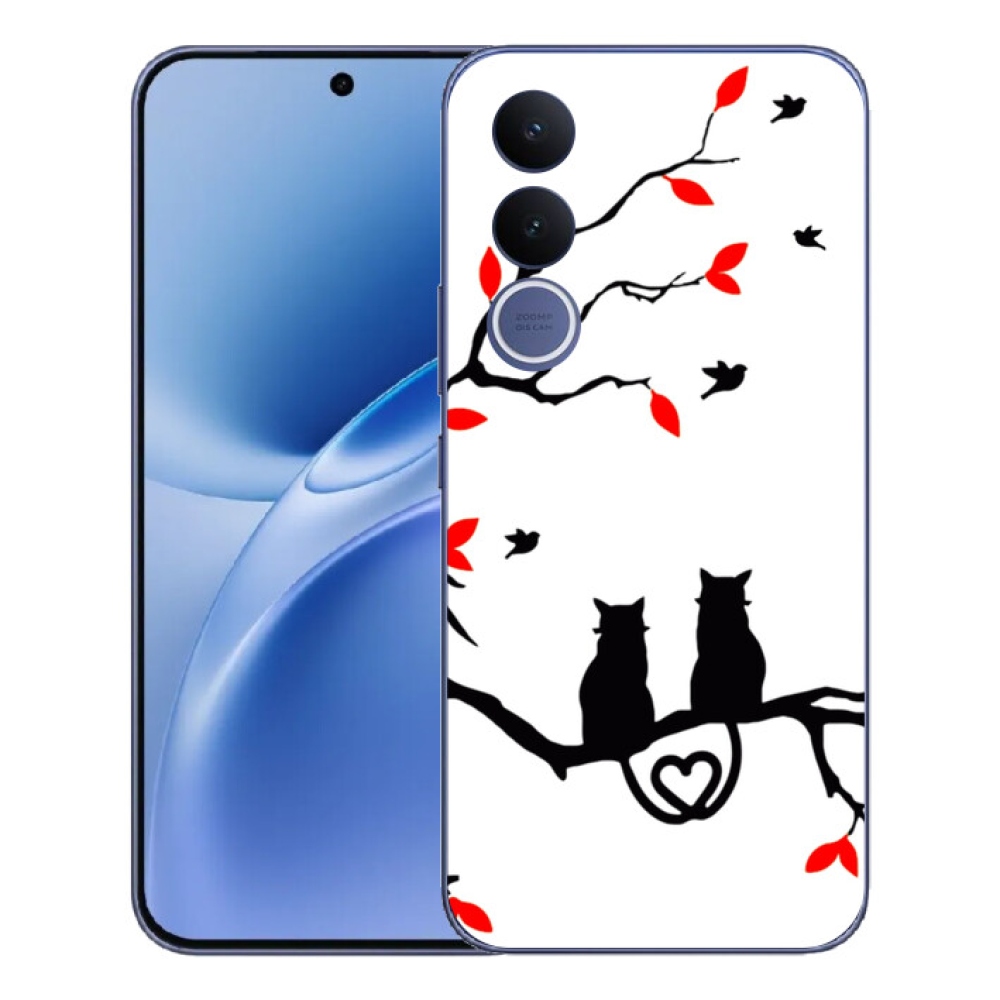 mmCase gél tok a Vivo V70 FE-hez – macskás szerelem