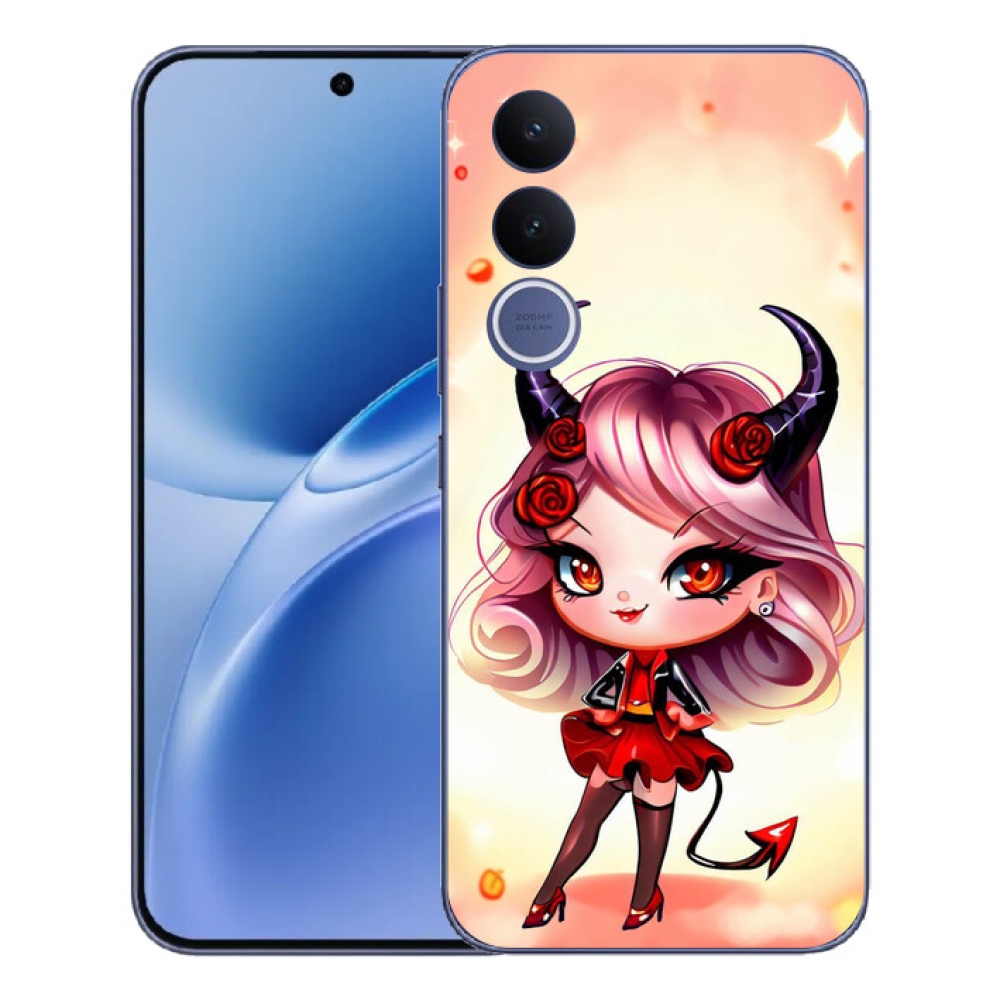 mmCase géltok a Vivo V70 FE-hez – rajzolt kis ördögnő