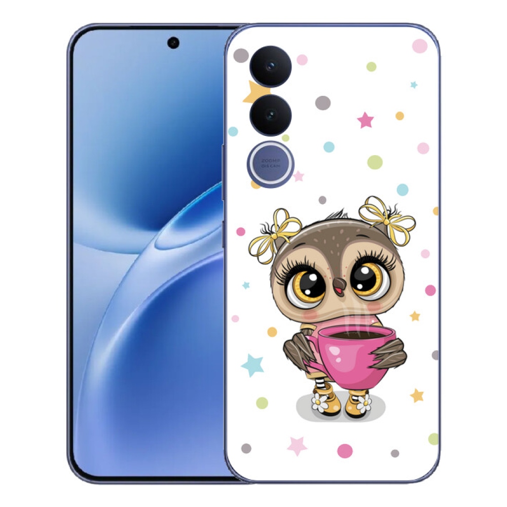 mmCase géltok a Vivo V70 FE-hez – rajzolt bagoly