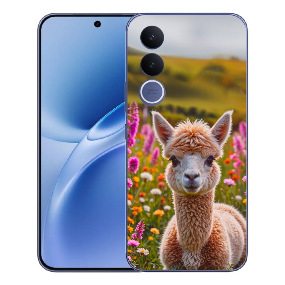 mmCase géltok a Vivo V70 FE-hez – láma a réten