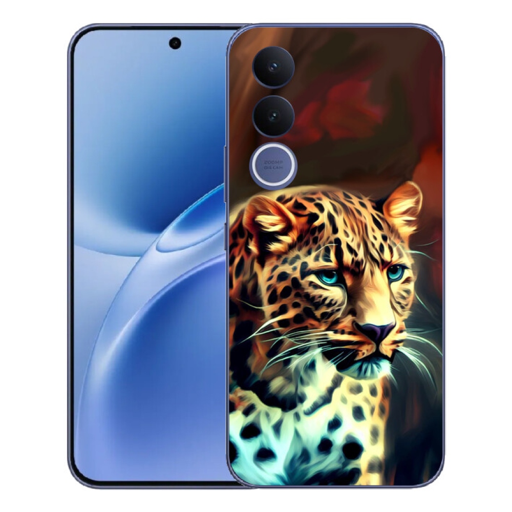 mmCase gélhuzat a Vivo V70 FE-hez – leopárdminta