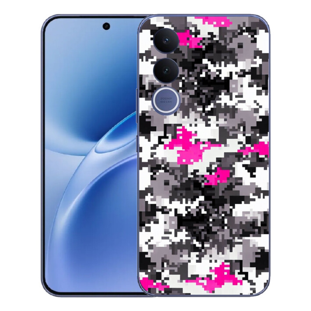 mmCase gél tok a Vivo V70 FE-hez – kamuflázs mintázat 4