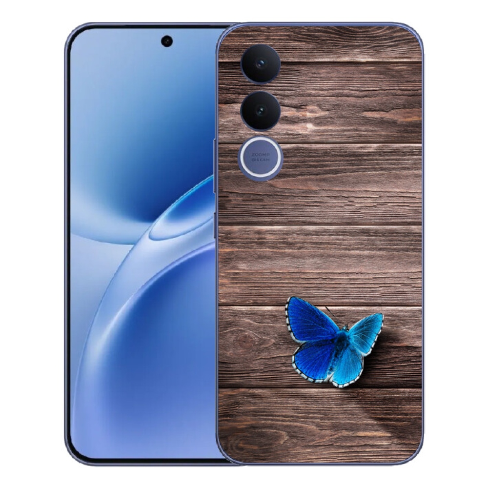 mmCase gél tok a Vivo V70 FE-hez – kék pillangó 1