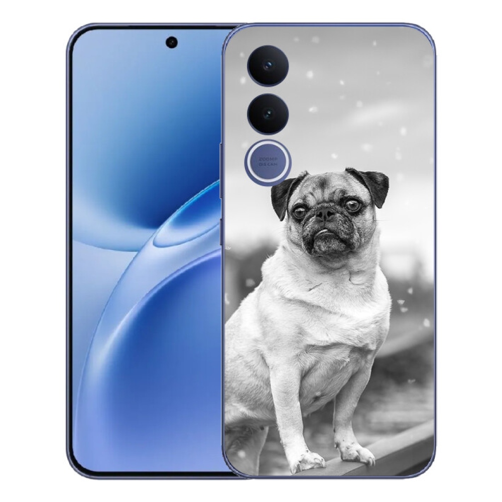 mmCase gélhuzat a Vivo V70 FE-hez – mops