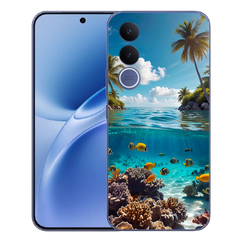 mmCase gélhuzat a Vivo V70 FE-hez – Tengeri világ 4