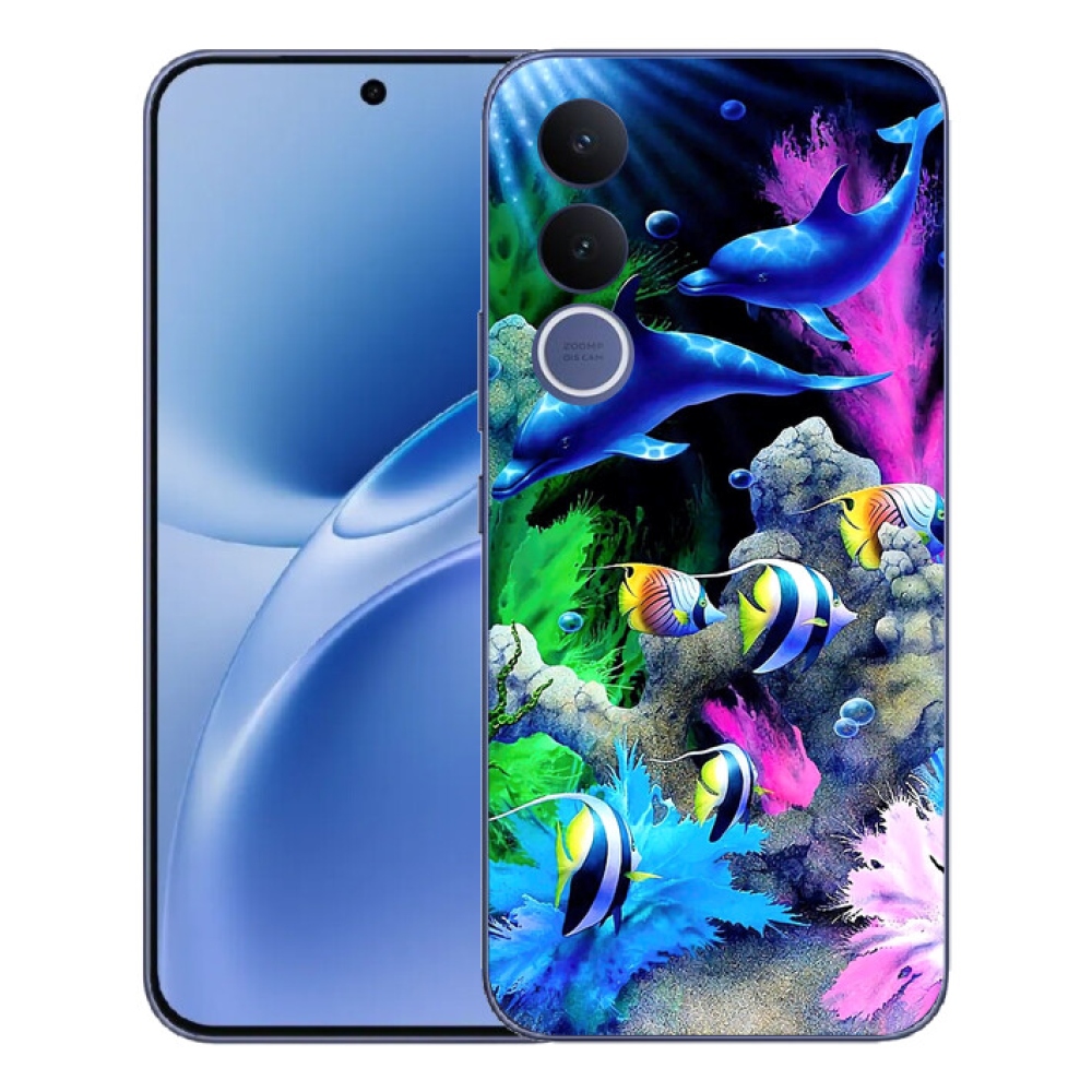 mmCase gélhuzat a Vivo V70 FE-hez – tengeri világ