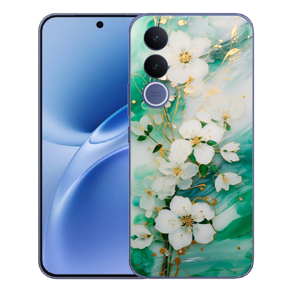 mmCase gél tok a Vivo V70 FE-hez – finom virágok