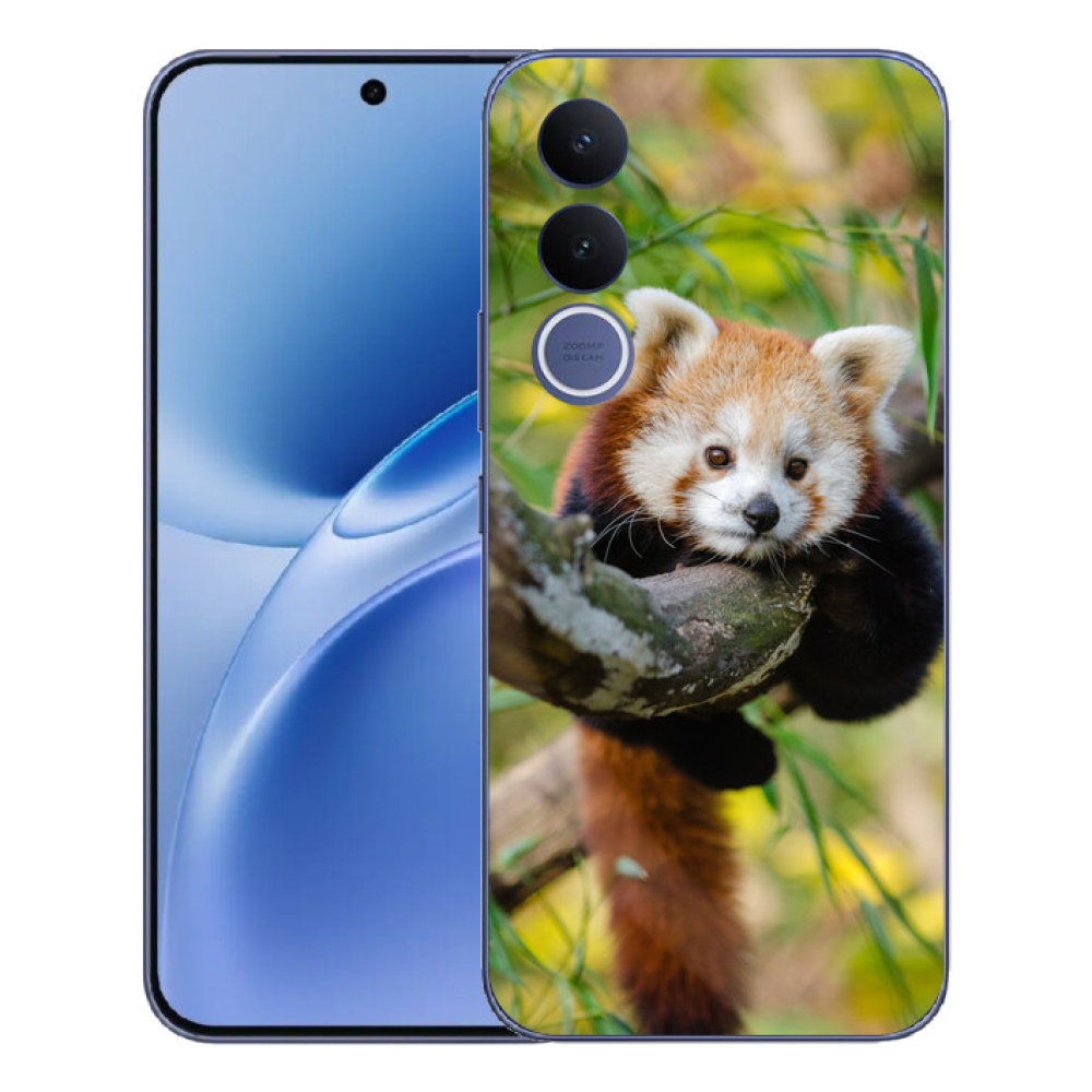 mmCase gélhuzat a Vivo V70 FE-hez – vörös panda