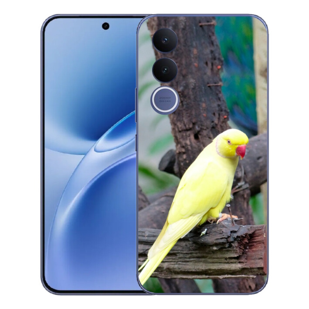 mmCase géltok a Vivo V70 FE-hez – sárga alexandri papagáj